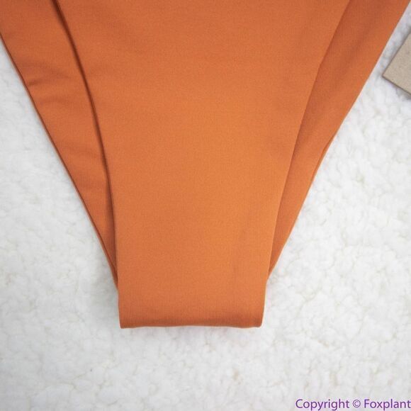 NEW Toast Swim Free People String Bikini Bottom in rusty red, M - Picture 9 of 15
